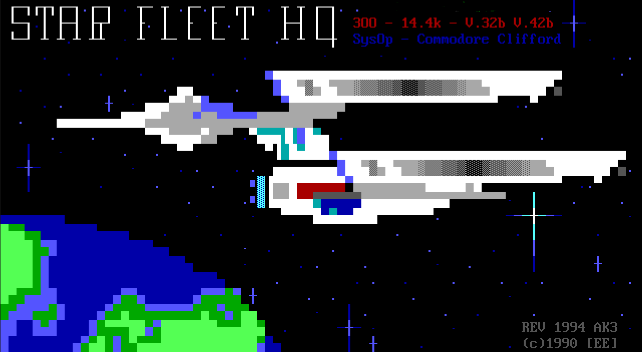 Home Page Star Fleet Hq Atari Telnet s